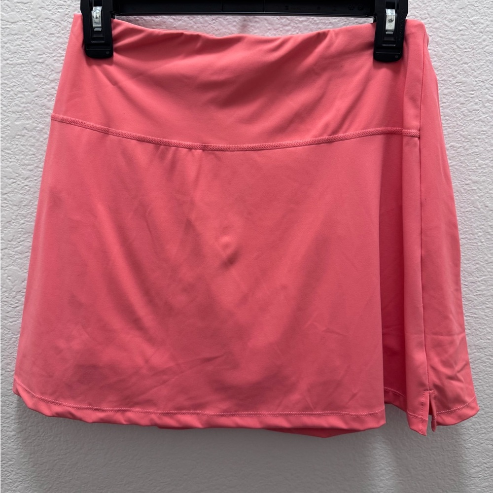 Chic Coral Mini Skirt